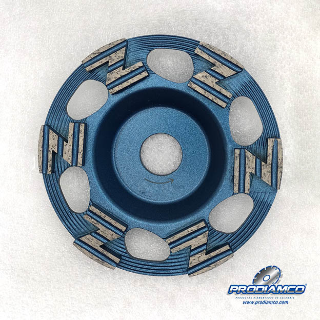 Copa Diamantada Z 5″ Destronque Concreto