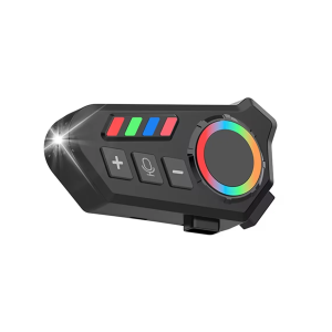 Audífono Bluetooth Para Casco de Motocicleta Con Audio HD, Control por Voz y Resistencia al Agua