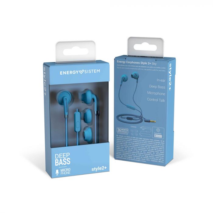 Audifonos Energy Sistem Earphones Style 2+ Azul - Imagen 4