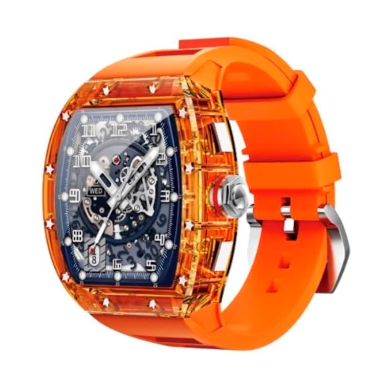 Smartwatch Reloj Inteligente Bluetooth Lenyes Lw331 Naranjo - Imagen 2