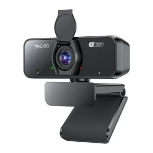Camara Webcam Usb Yesido Km13 1080p Full HD Negro